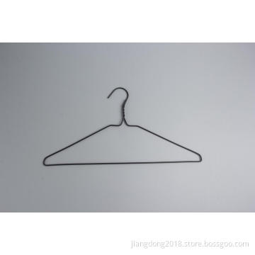 Plastic Coated Wire Hanger Black